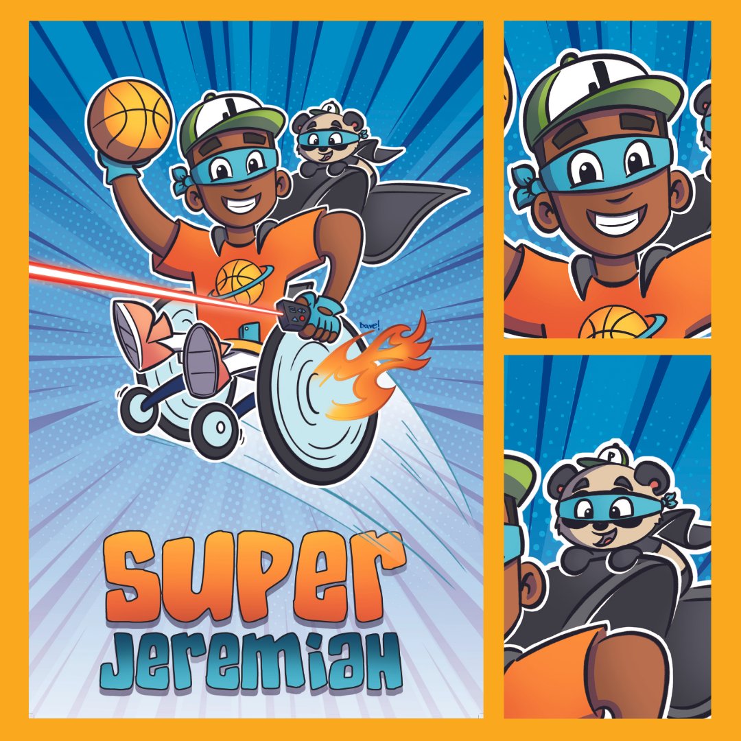 [📸 shared with permission] Super Jeremiah has a very specific mission: to stop people from watching #SpongeBobSquarePants. Sorry, <a href="/Nickelodeon/">Nickelodeon</a> 😅 Created by J. (age 12) and designed by <a href="/DaveAtze/">Dave Atze</a> 
<a href="/luckyfinproject/">Lucky Fin Project</a>  @stump_kitchen #luckyfin