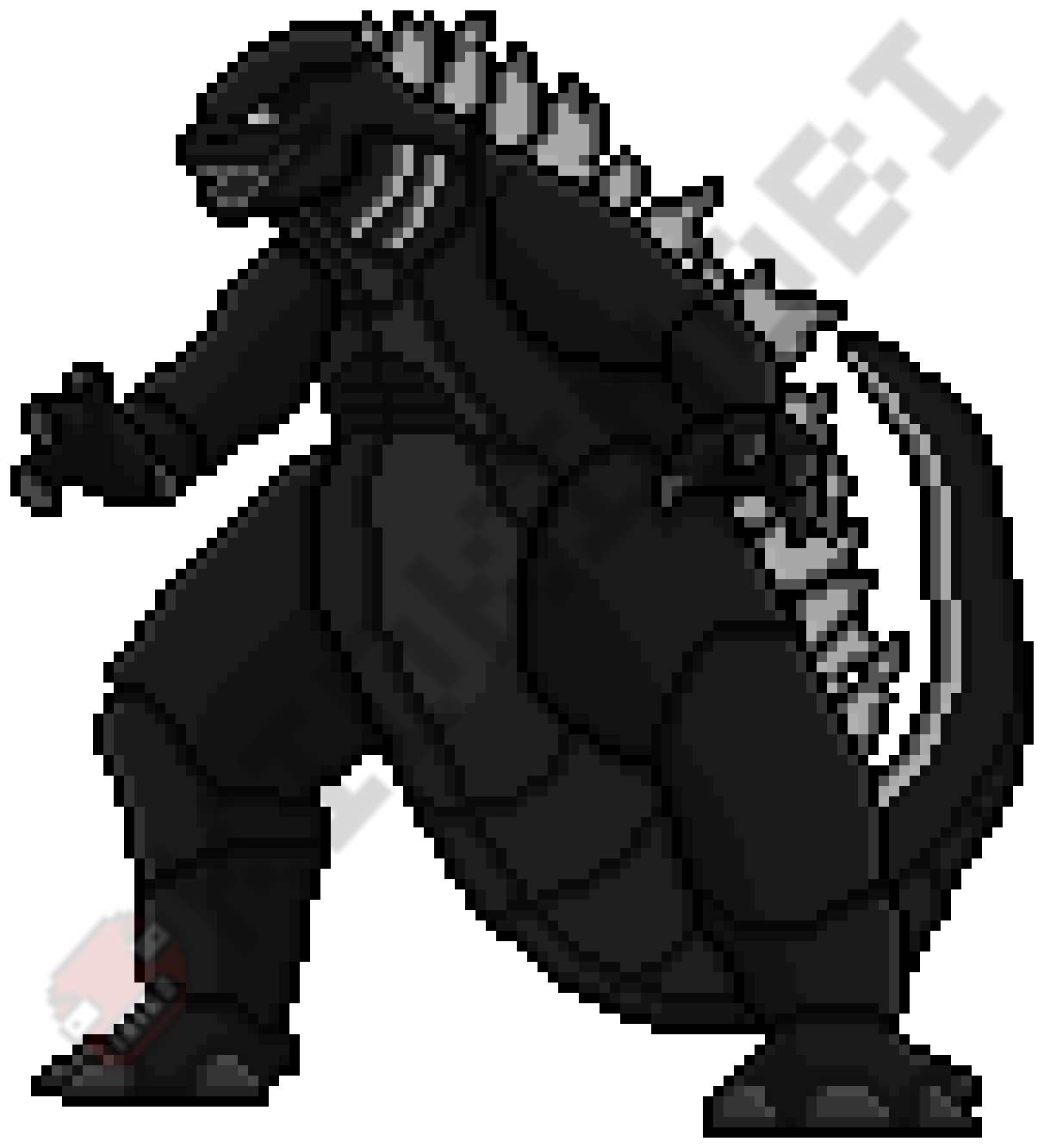 👾KidKinobi👾 on X: "Godzilla! [Large Custom Sprite]: 1954 Black & White  [Alt Color 2/4] . . #pixelart #ドット絵 #Godzilla #MonsterVerse  https://t.co/6fMFgr6P62" / X