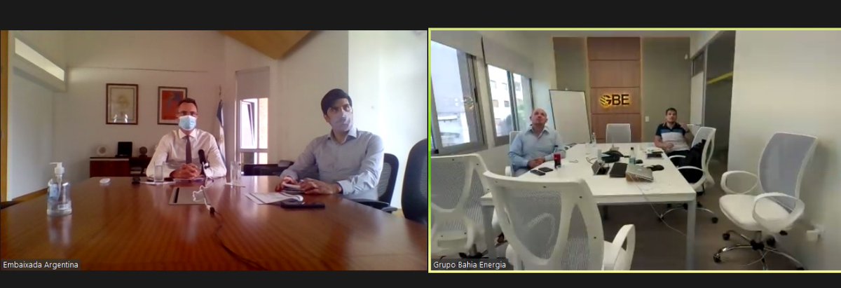 danielscioli's tweet photo. 🇧🇷 🇦🇷 | Desde @ArgentinaenBras nos reunimos con el Grupo @Energia_bahia de Bahía Blanca para potenciar su inserción en el mercado brasileño de biocombustibles y de productos de nuestra agroindustria. ¡Apoyamos a nuestras empresas a generar trabajo para los argentinos! https://t.co/MinBXxa2PE
