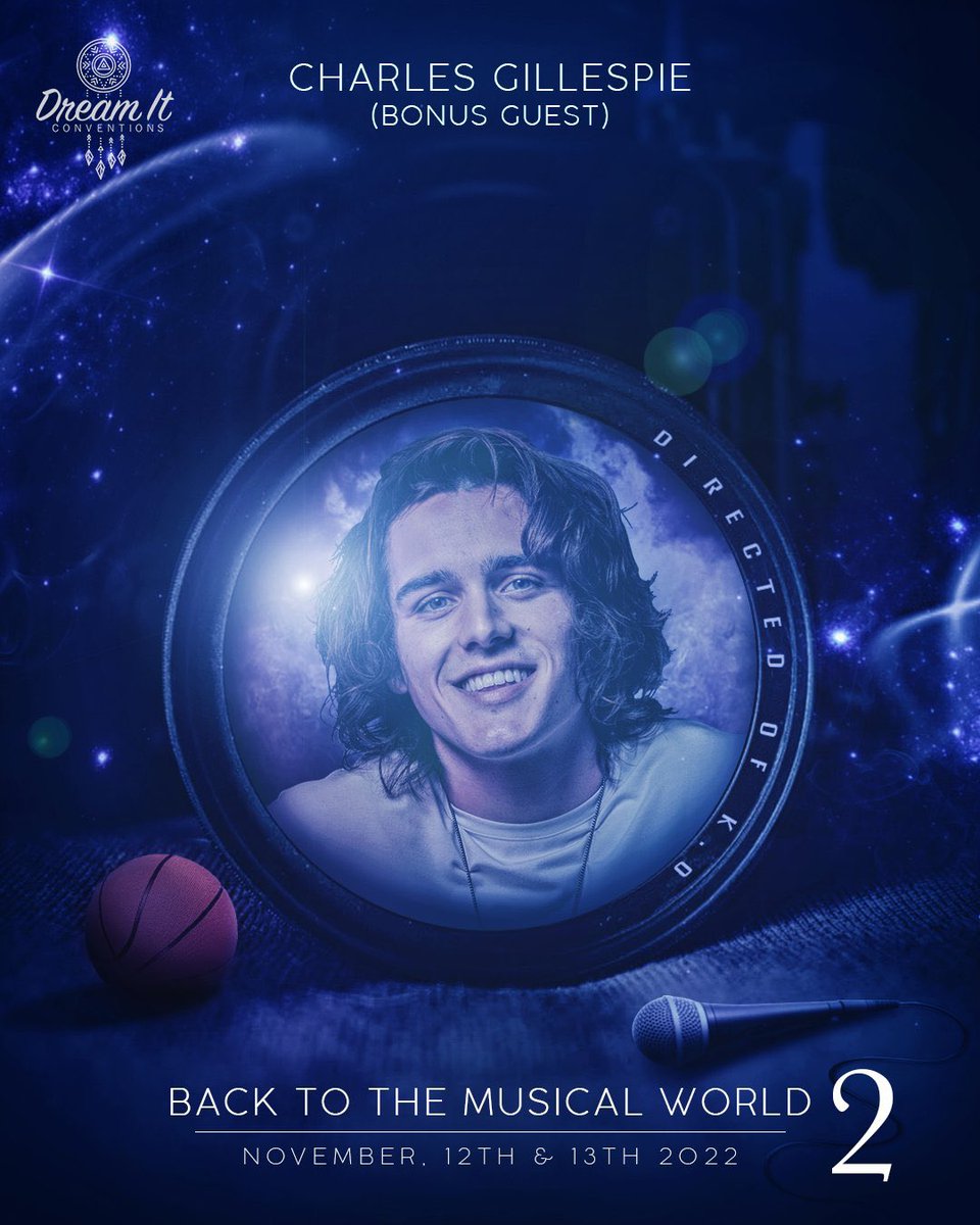 EuroConNet's tweet photo. GUEST ANNOUNCEMENT #DreamItConventions #BackToTheMusicalWorld2 #BTTMW2 #BartJohnson #HighschoolMusical #CharlesGillespie #JulieAndThePhantoms 

12-13, November 2022

https://t.co/jR4Hi51xTl https://t.co/DYGoGkRYGs