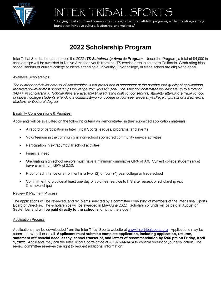 Inter Tribal Sports tweet media