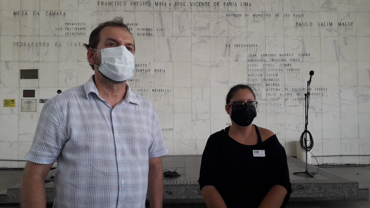 CelsoGiannazi's tweet photo. Tem gente querendo estudar, prefeito!
Hoje tive a honra de receber educandos e educadores da #EMEBS Anne Sullivan. Eles cobram a garantia do ensino médio nessa escola da zona sul. Se há demanda, o prefeito Ricardo Nunes tem o dever de atendê-la. https://t.co/dJa6apRLAJ