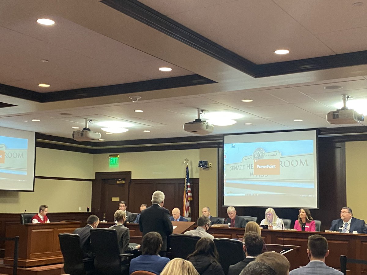 AbigailMarieG's tweet photo. President Scott Green of the University of Idaho starts off the President’s Leadership Council presentation by discussing higher education values for students. #idpols https://t.co/m8F6ia1fn6