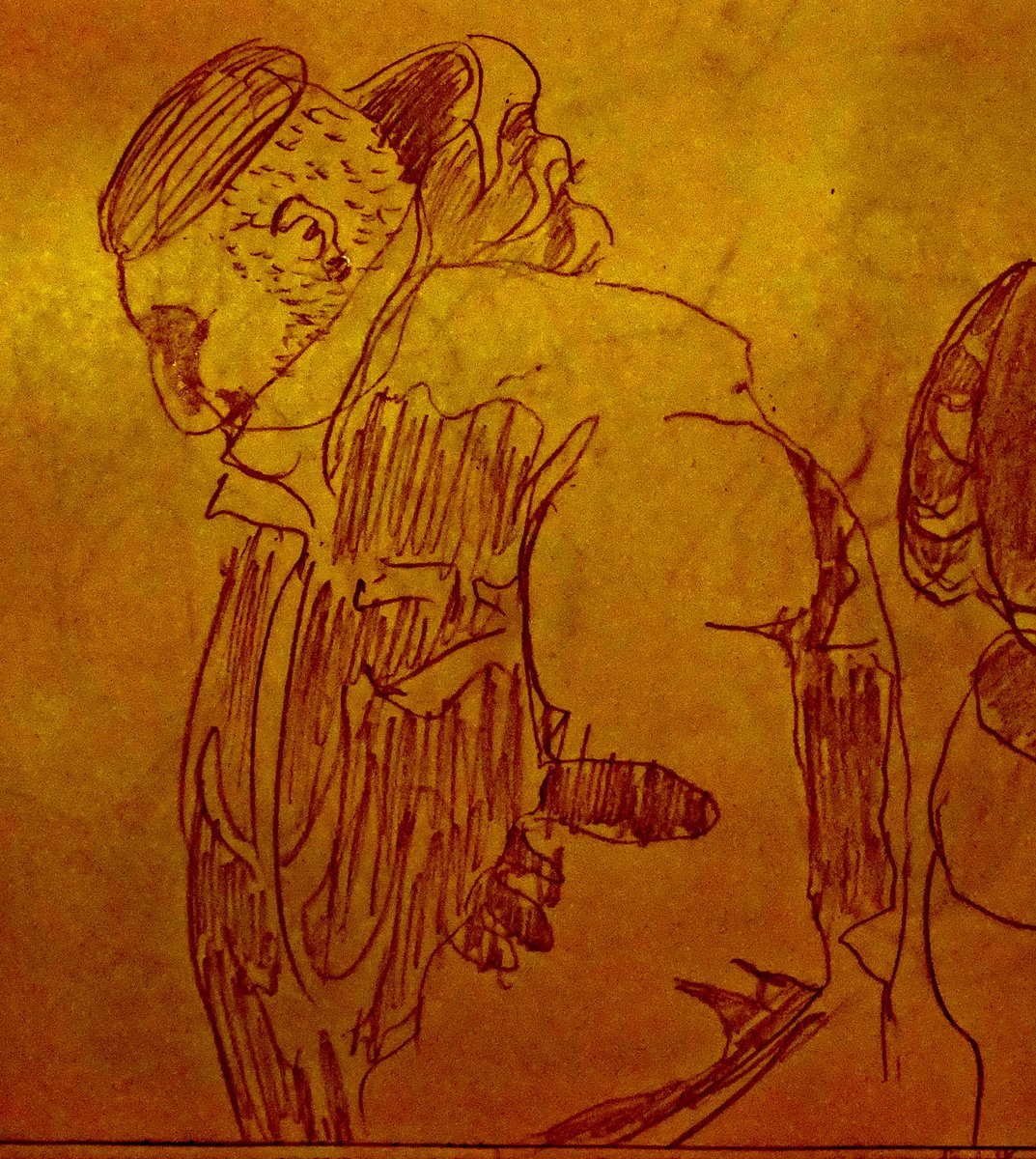 FatherCrow's tweet image. Occasional fathercrow Image no. 72: very quick life sketch
#drawing #art #artistsontwitter #artontwitter #illustrationart