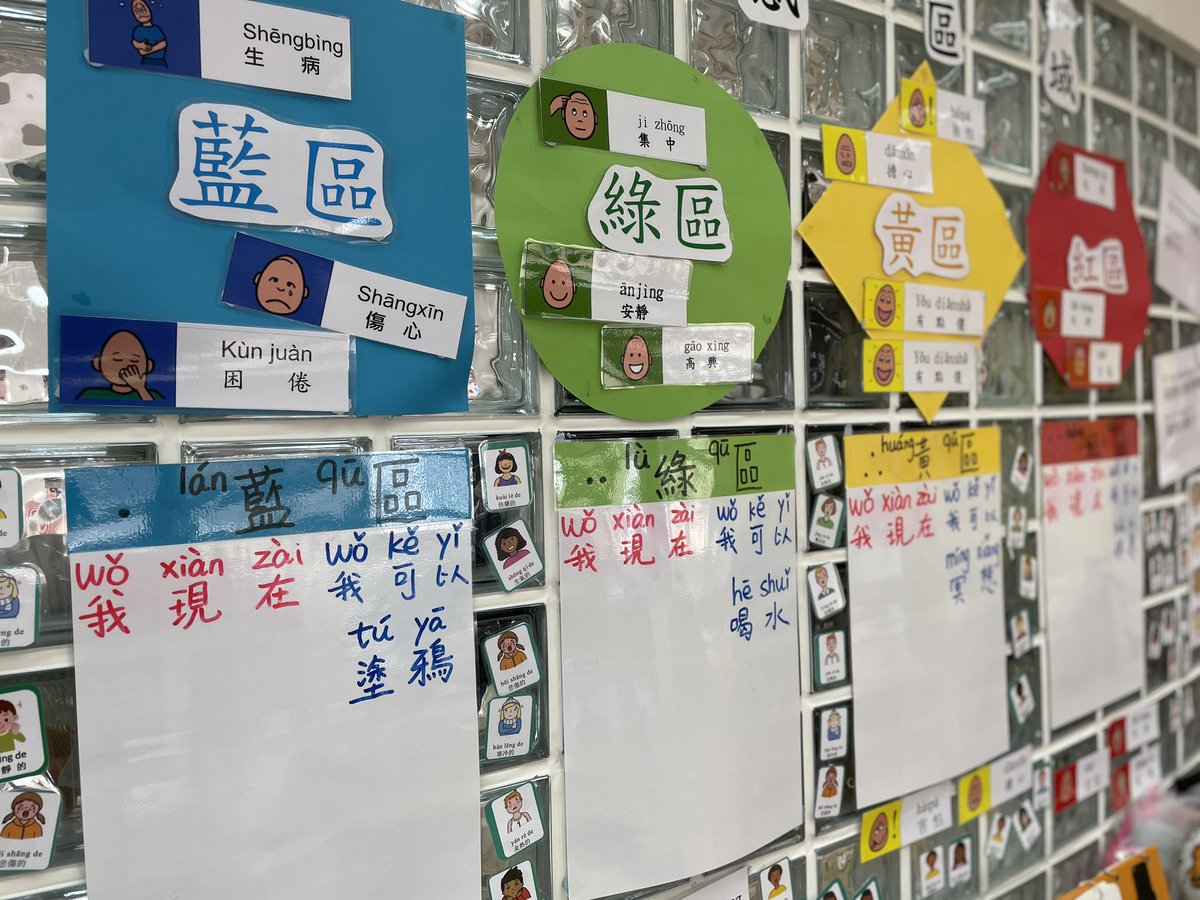 Our #MandarinTeam have translated the #ZonesOfRegulation to allow our students to share their feelings and zones in their Mandarin lessons <a href="/ZonesOfReg/">Zones of Regulation</a> #EducatingHeartsAndMinds #AnfieldSchoolHK #HongKongSchools