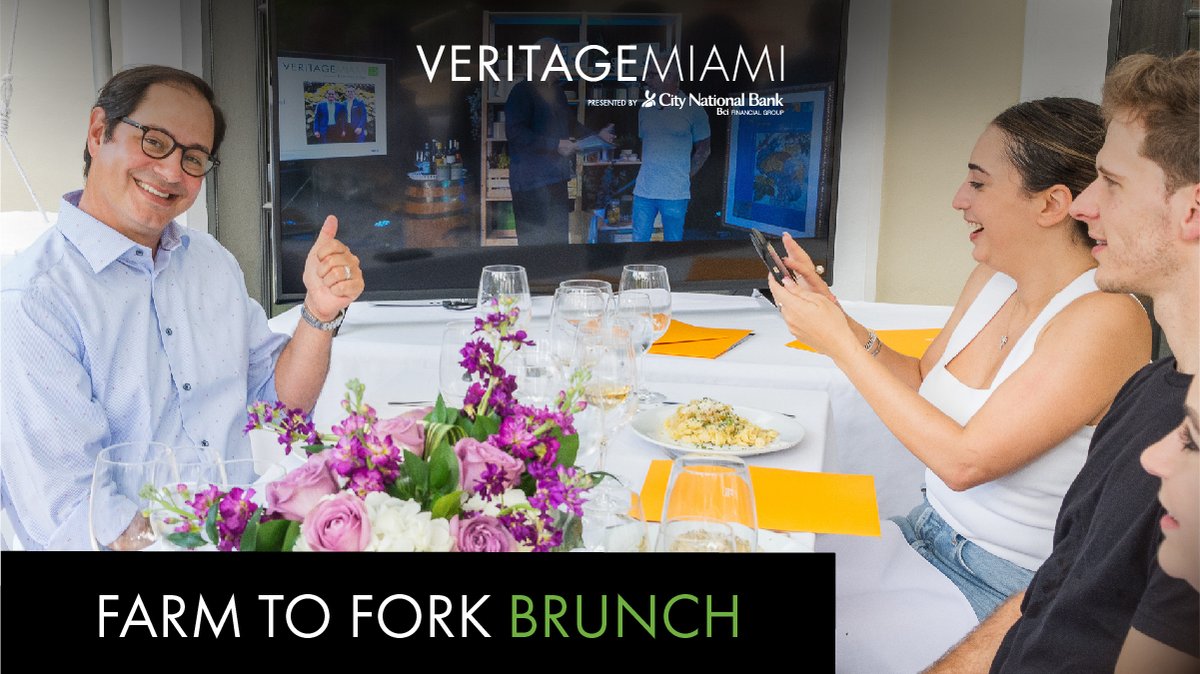 Inspire305Miami's tweet photo. Get ready to EAT and DRINK for a cause! @VeritageMiami events kick off w/ Farm to Fork Brunch 🥦🍷 on 4/3, Craft Beer Tasting + all-new “Wine Within the Walls” @WynwoodWalls 🍻🎨 on 4/14, &amp; Interactive Dinner 🍽️ 🥂 on 5/20.️ Learn more: https://t.co/CcxQmeCG9Q 
#EatDrinkUnite https://t.co/cYTJhcsfeq