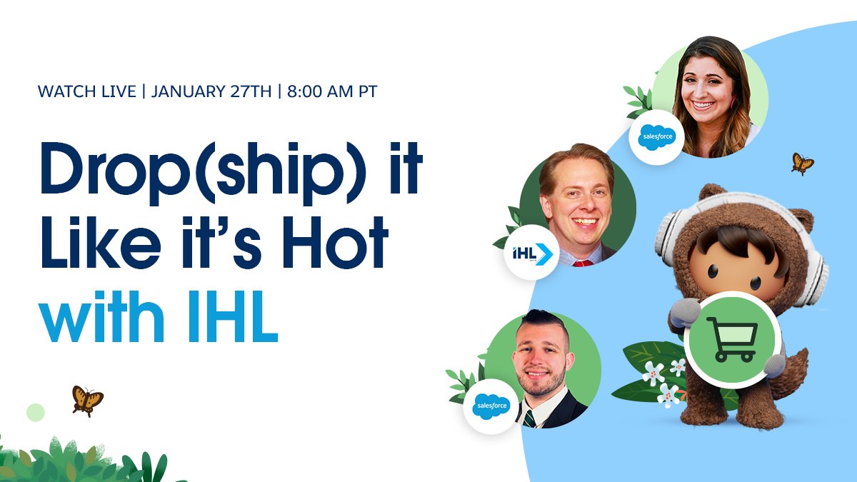 CommerceCloud's tweet photo. Don't forget to 📦 drop(ship) it like it's hot 🔥 with us and @ihl_group tomorrow! We can't wait to see you there! Register here 👉🏽 https://t.co/QhOl6CyGHO https://t.co/2me6IXZSDF