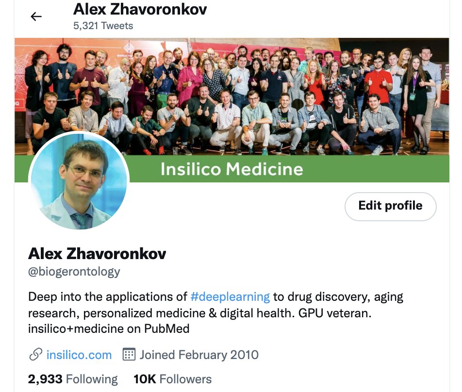 biogerontology's tweet photo. While I never tracked this account, looks like my recent activity got me to 10K followers mostly in longevity biotechnology. And @marcelotigr is the 10 thousand's follower 🙏
Let's go to Copenhagen for the 9th Annual #AgingPharma #ARDD2022 conference! https://t.co/bfPCanKXXz