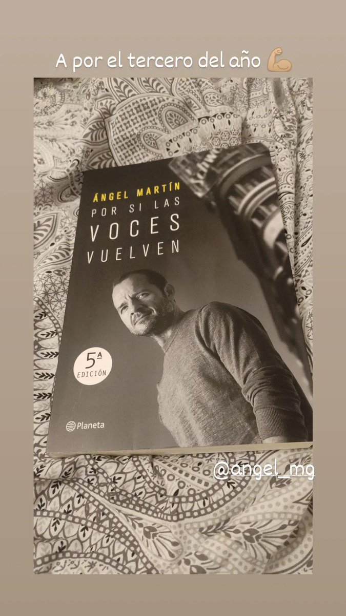 Vamos a por el tercer libro del año.
Creo que el libro de <a href="/angelmartin_nc/">Ángel Martín</a>  fue un regalazo. 
Ganas de empezarlo.
#porsilasvocesvuelven
