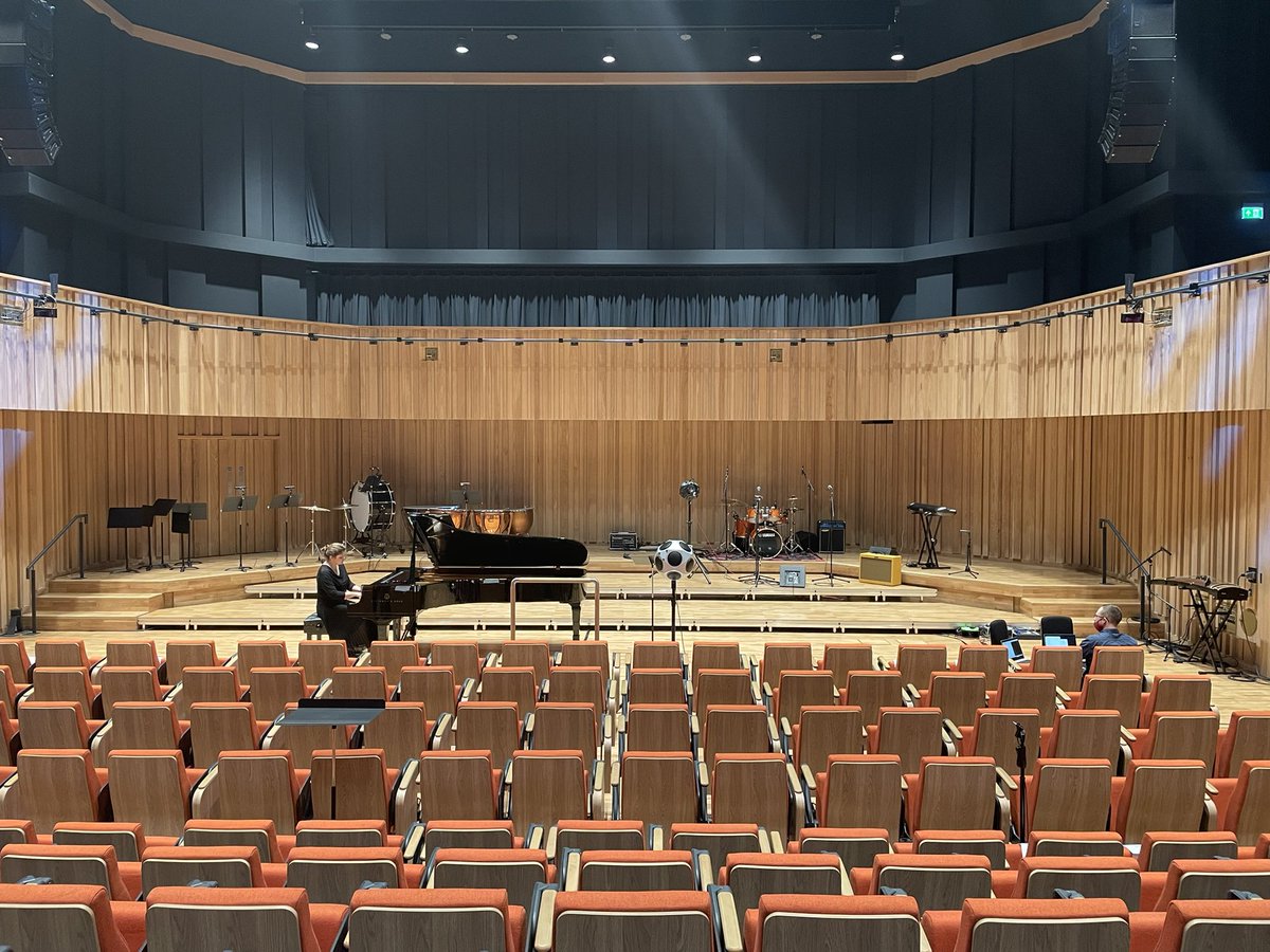 stjackson's tweet image. Thank you to everyone @TungAuditorium for arranging such a wonderful and varied programme of music for us to conduct our acoustic testing this evening. Such a pleasure to have helped make this project a beautiful sounding reality!
