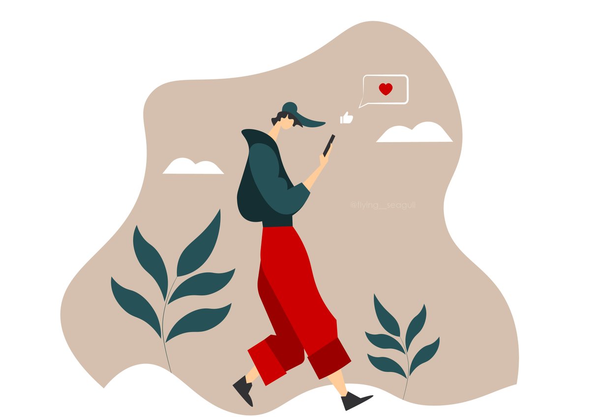 Is Social Media Toxic? (Time To Think)
.
Here, I try to visualize some flat illustrations based on social media...
#flatillustrations #illustration #vectorart #illustrator 
#Advertisement #SocialMediaAgency 
❤️❤️❤️