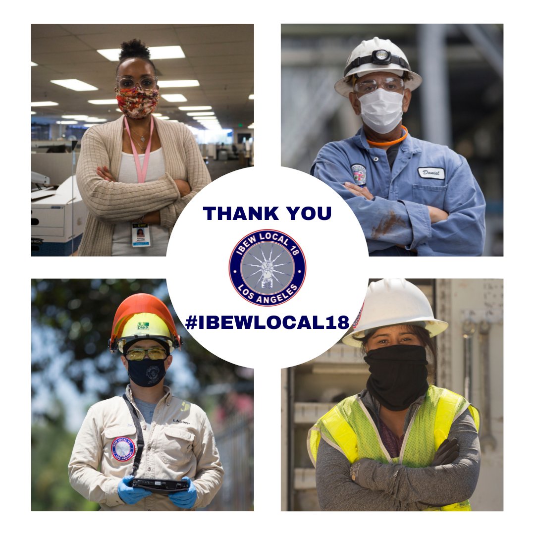 IBEWLocal18's tweet image. Brothers and Sisters, for almost two years our members have worked to provide essential water and power during the pandemic. We thank you for your hard work! #IBEWLocal18