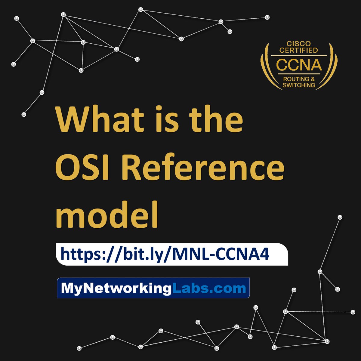 MyNetworkingLab's tweet photo. What is the OSI Reference Model?
https://t.co/5nD92pMNDW
#CCNA #ccnacertification #cisco #cisconetworkingacademy https://t.co/R8uGOKXzPg