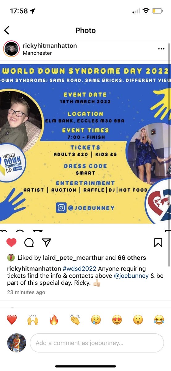 You heard what the hitman said !! 🥊👏🏼 <a href="/HitmanHatton/">Ricky Hatton MBE</a> .. Drop me a message for your tickets !! 💙💛💙💛