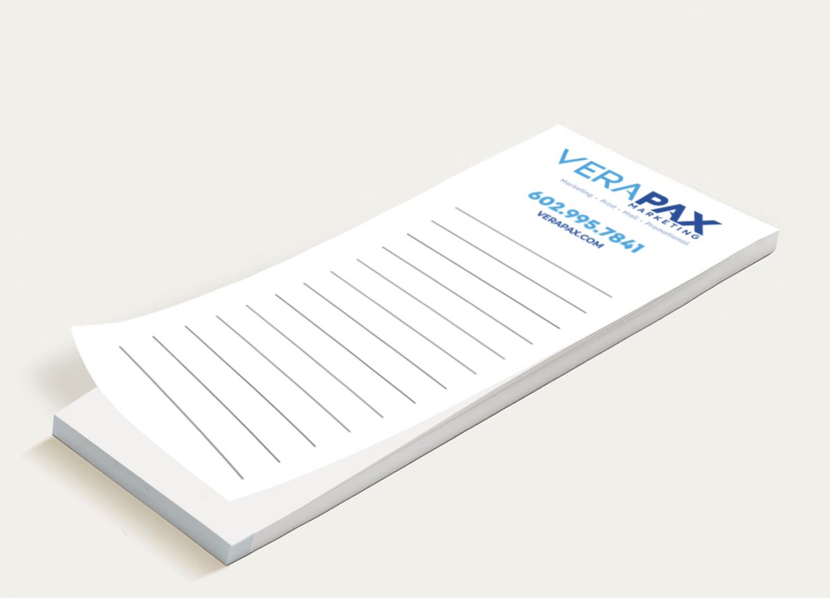 VeraPax's tweet photo. Are you taking note?

VeraPax provides custom solutions like branded note pads to hand out at your next client meeting.

Or 

Send these out as a follow-up piece to your prospects. (they fit in an envelope!)

If you need to connect with your market, we are here to help. https://t.co/p8Evee6AUJ