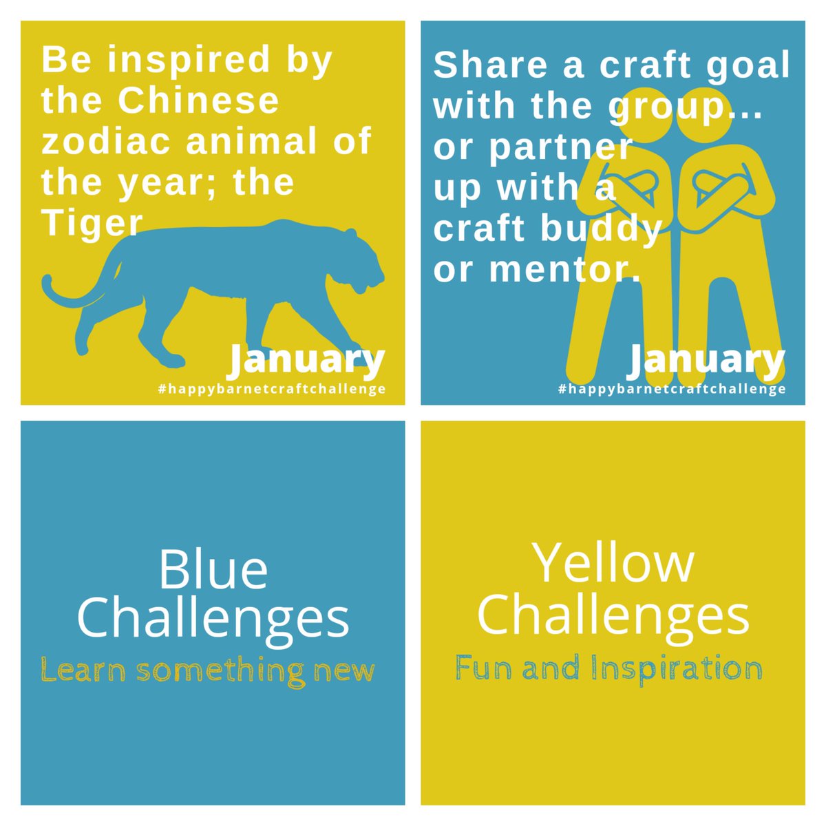 Not long left for our January challenges!
Share your projects and goals!
#happybarnetcraftchallenge