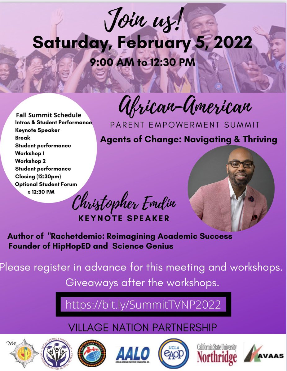 All families and school personnel is invited. Join us on February 5th for our annual African American Parent Empowerment Summit. It will be virtual. See details below. <a href="/Kelly4LASchools/">Kelly Gonez, LAUSD</a> <a href="/SunSchools/">Region North Sun Valley Network of Schools</a>