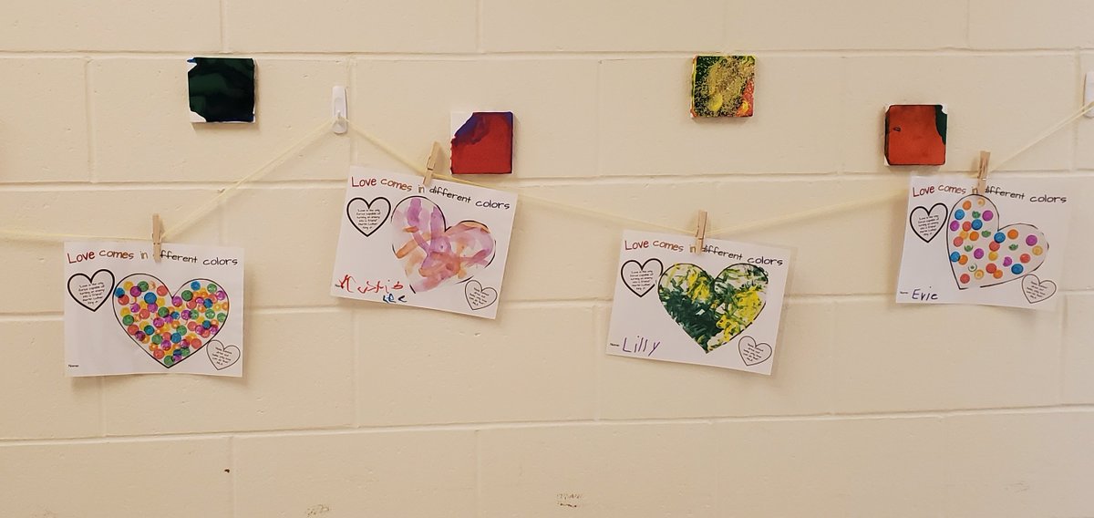 Last week, we celebrated Dr. Martin Luther King Jr. by choosing whether we wanted to finger paint a heart or use markers. "Love is the only force capable of turning an enemy into a friend.”
Martin Luther King Jr.