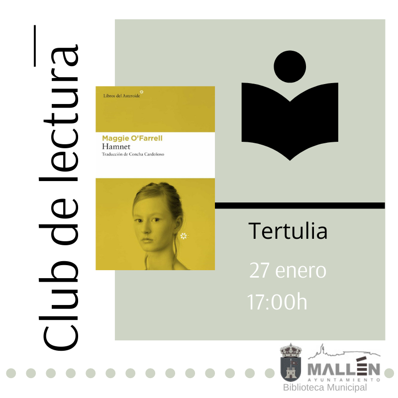 Bibliomallen's tweet photo. 📚 Os recordamos que mañana a las 17:00h tendremos la tertulia literaria del #clubdelectura.
🗣📘Si queréis conocer nuestras tertulias y nuestras #lecturas, estáis todos invitados. #CompartiendoLecturas #Mallén #Biblioteca https://t.co/si2Kq61hFb