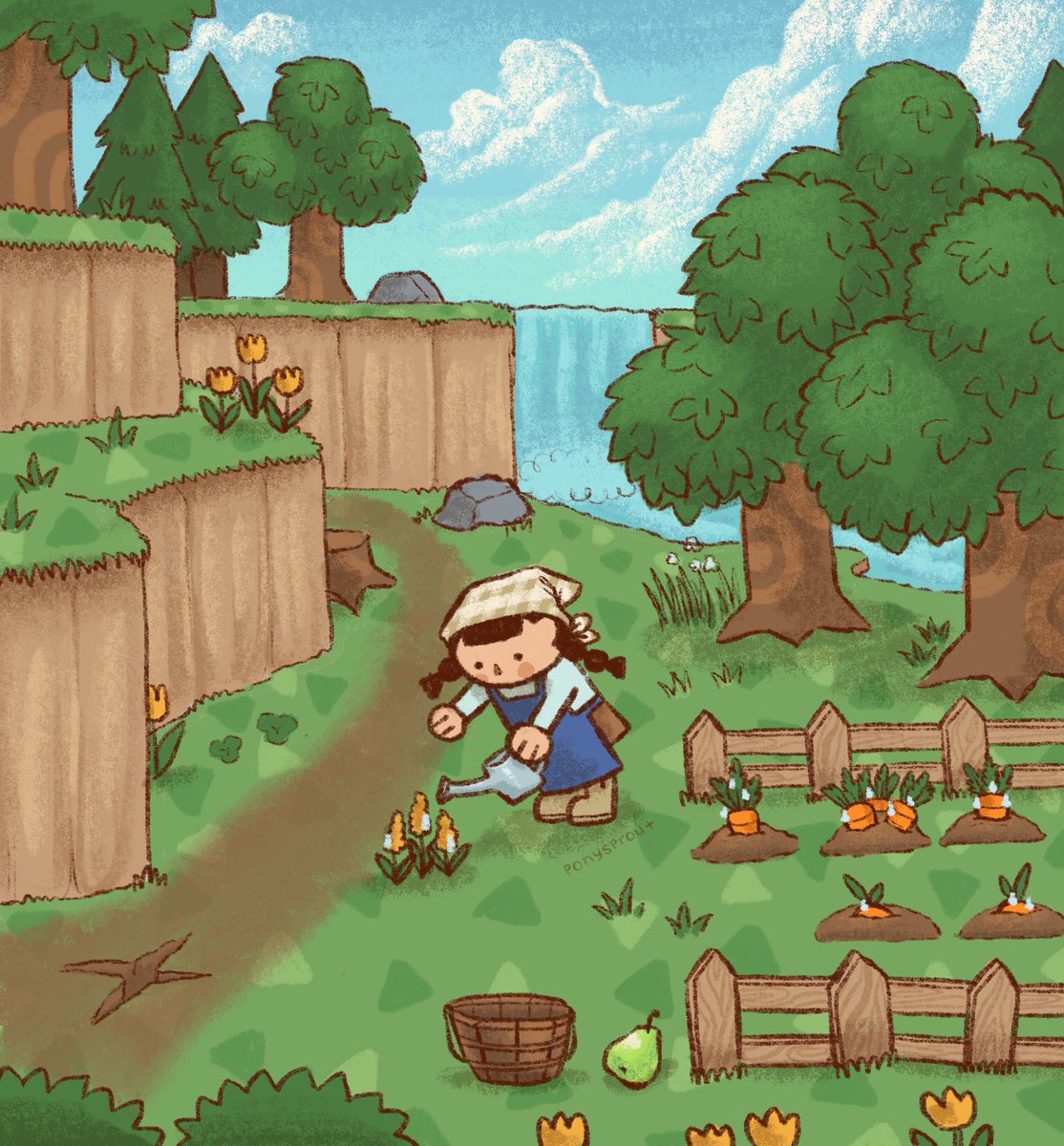 the simple life 🥕🧺 #ACNH