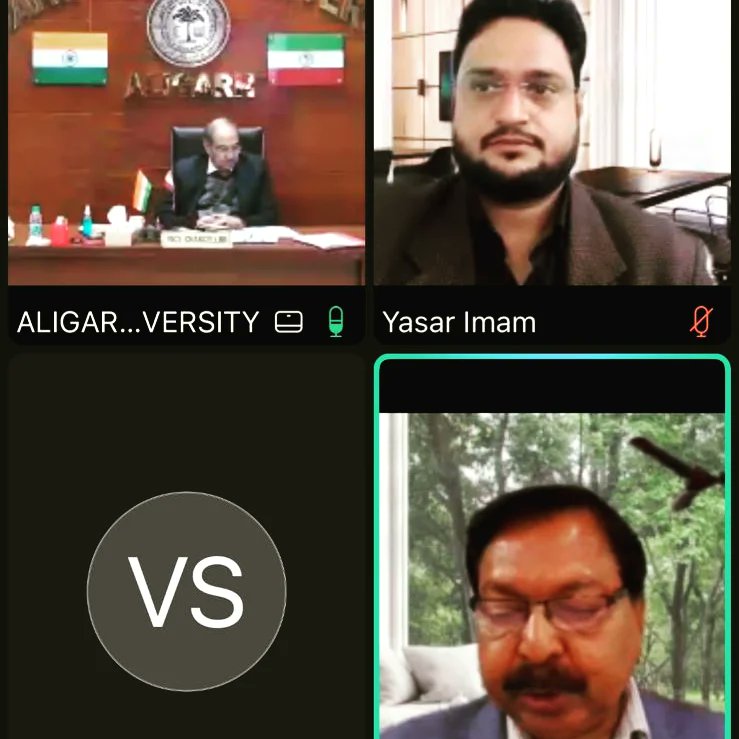 AmuCentre's tweet photo. Vice Chancellor of AMU Prof. Tariq Mansoor laying the foundation stone of Minority Girls Hostel at AMU Kishanganj Centre through video conferencing on 25.01.2022. He praised the efforts of CM Nitish Kumar and acknowledged the work of Director. https://t.co/WR4bV1mXat