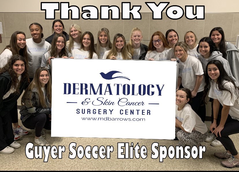 Thank you to our Wildcat ELITE sponsor! Two years running, you have come up BIG for our program. Our success is a direct result of your support. Thank you, Dermatology and Skin Cancer Surgery Center!