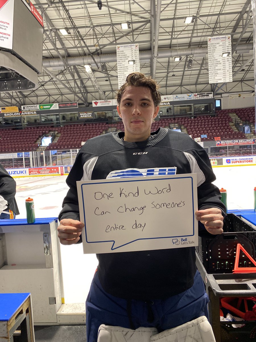 OHLBarrieColts's tweet photo. Start the conversation today!

#BellLetsTalk https://t.co/wEaEAOGLeH