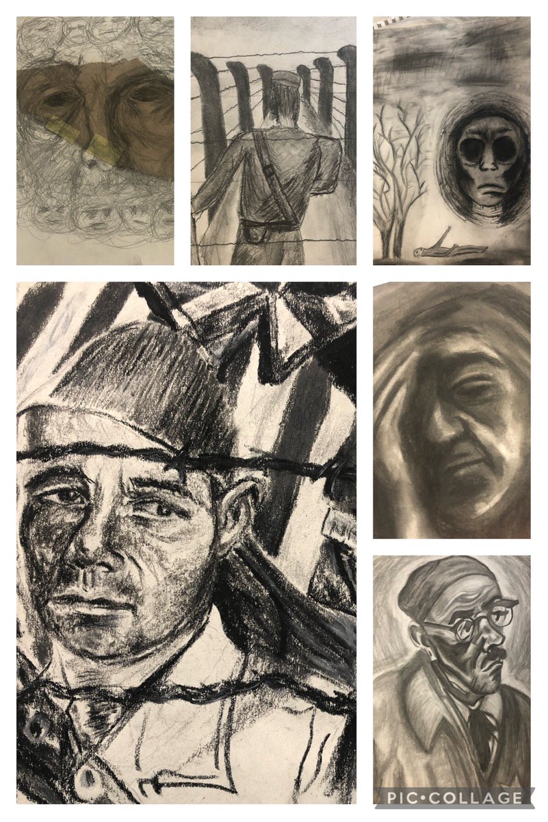 Magnificent portraits from Year 10 #HMD2022 <a href="/UCL_Holocaust/">Holocaust Education</a> #BeaconSchool2021
