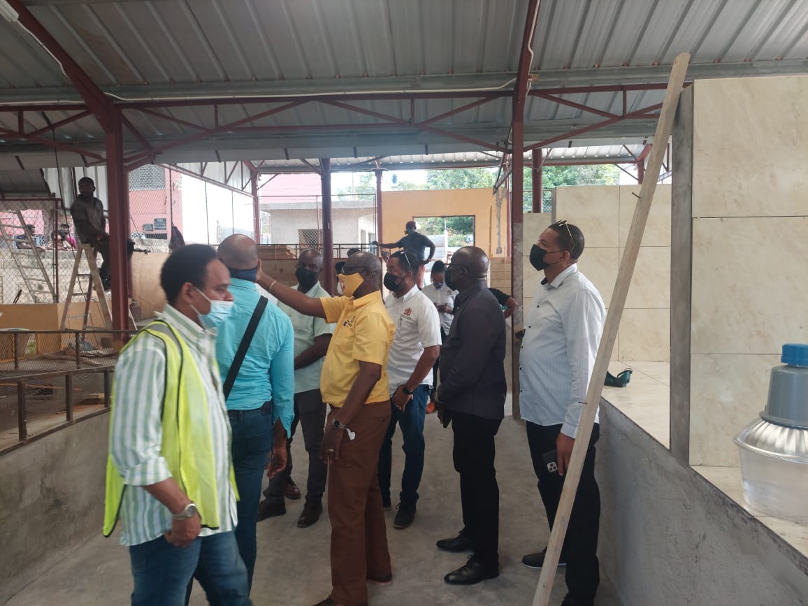 EasternJlp's tweet photo. Recently Minister of Local Government and Rural Development Desmond McKenzie and team toured the constituency. We look forward to the completion of the market, beautification of the square and the implementation of other projects.

#BuildBackStronger 
#easternhanoverja 
#mpbrown https://t.co/oRPnelfsGQ