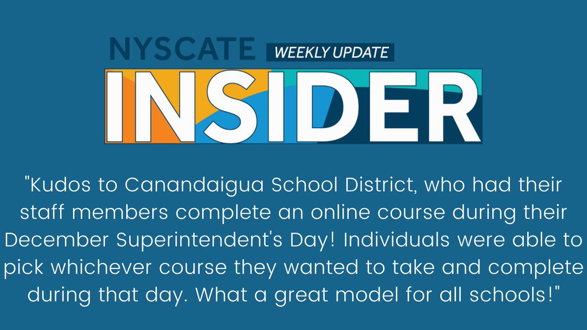 Kris VanDuyne (@proflearningcsd) on Twitter photo Thanks to <a href="/NYSCATE/">NYSCATE 💡💻</a> for the shoutout today in their weekly e-newsletter and for having great professional learning opportunities available to all 24/7! #canandaiguaproud #onebravesfamily Thanks to <a href="/NYSCATE/">NYSCATE 💡💻</a> for the shoutout today in their weekly e-newsletter and for having great professional learning opportunities available to all 24/7! #canandaiguaproud #onebravesfamily