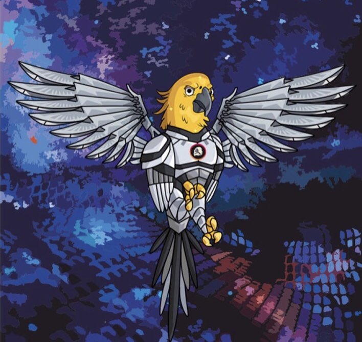 XparrotsNFT's tweet photo. The #XParrot team is working together with the XRPL project community to make a positive difference! 💯🦜

This Saturday multiple #XRPL projects will get on the frontline hosted by @ApeRowboatClub 1/29 Live on Twitch!❤️

#XRPLAVENGERS #GetOnTheFrontline #NFTs https://t.co/DbzFdrL7pV