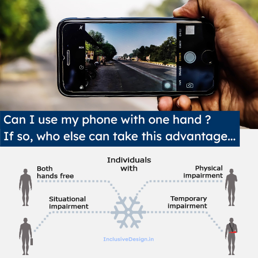 The goal of Inclusive Design is to target as many user groups as possible.