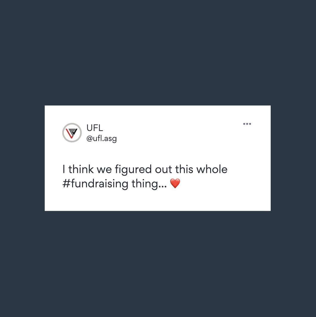 ufl_asg's tweet photo. -Providing Annual Nonprofit Financial Support: Check ✅
-Making Fundraising Fun Through Adult Social Gaming: Check✅
-Promoting In-Person Volunteering: Check✅
-Gamers (donors) Earn Prizes for Gaming On Our Platform and Volunteering In-Person: Check✅ https://t.co/z3C1ETAUhT