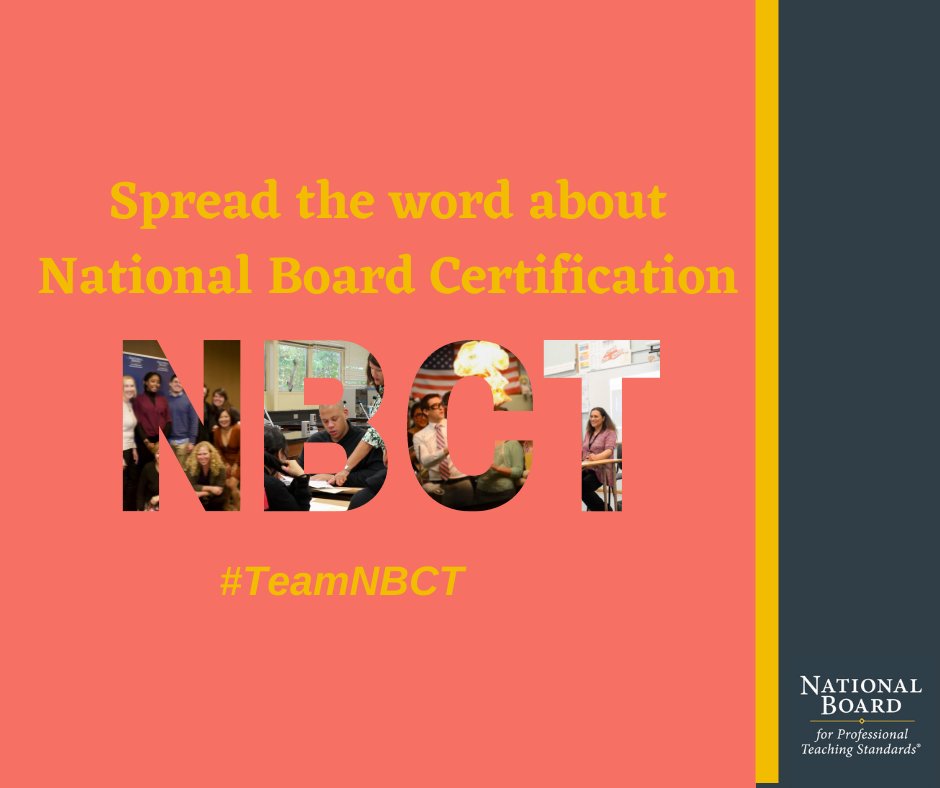 NMNBCT_Network's tweet photo. Thanks for all you do NBCTs! https://t.co/LclxVw0gdG