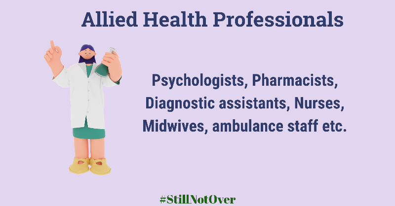 SangathIndia's tweet photo. Heal Well India Survey studies impact of COVID-19 pandemic on mental health of healthcare workers. Let’s get to know who all are our healthcare workers. 

Help us by sharing &amp; filling the survey https://t.co/evsRZsVOXm

#StillNotOver