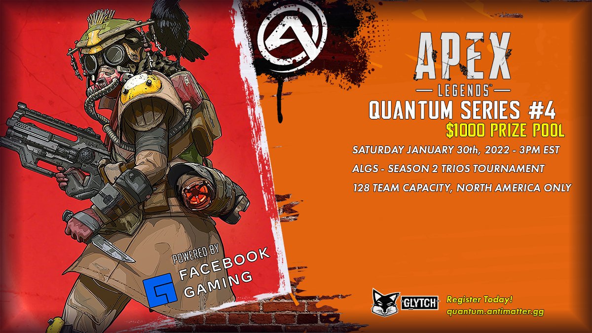 AntimatterApex's tweet photo. The final leg of the Quantum Apex Series is THIS WEEKEND!

Register today!
https://t.co/DDizgVZTLu https://t.co/GoLFm03pCf