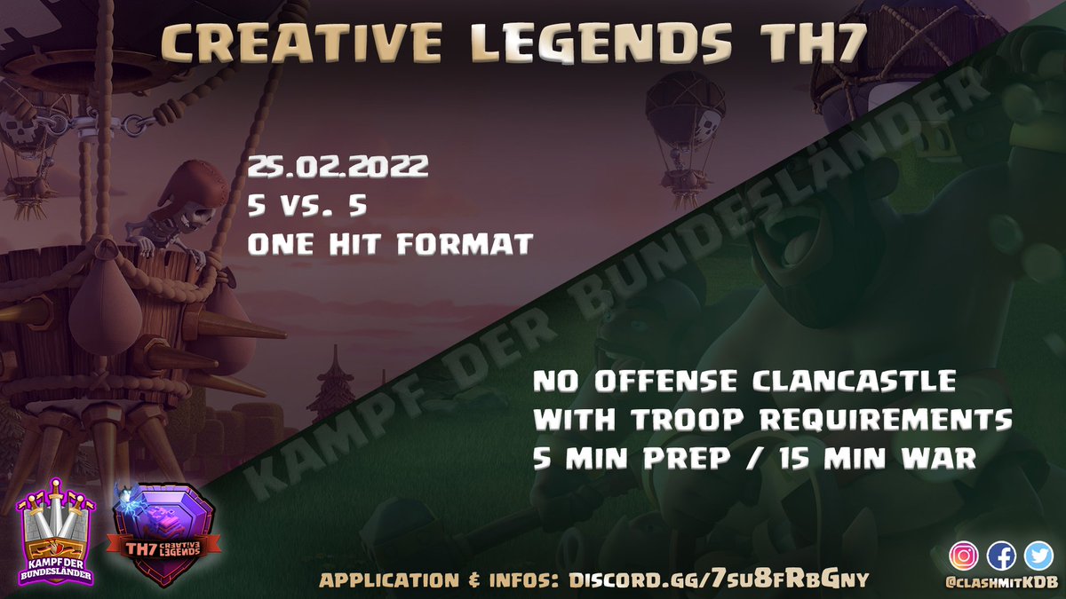 clashmitKDB's tweet photo. A new TH7 Tournament is coming 🥳 https://t.co/oSylRjc5n6