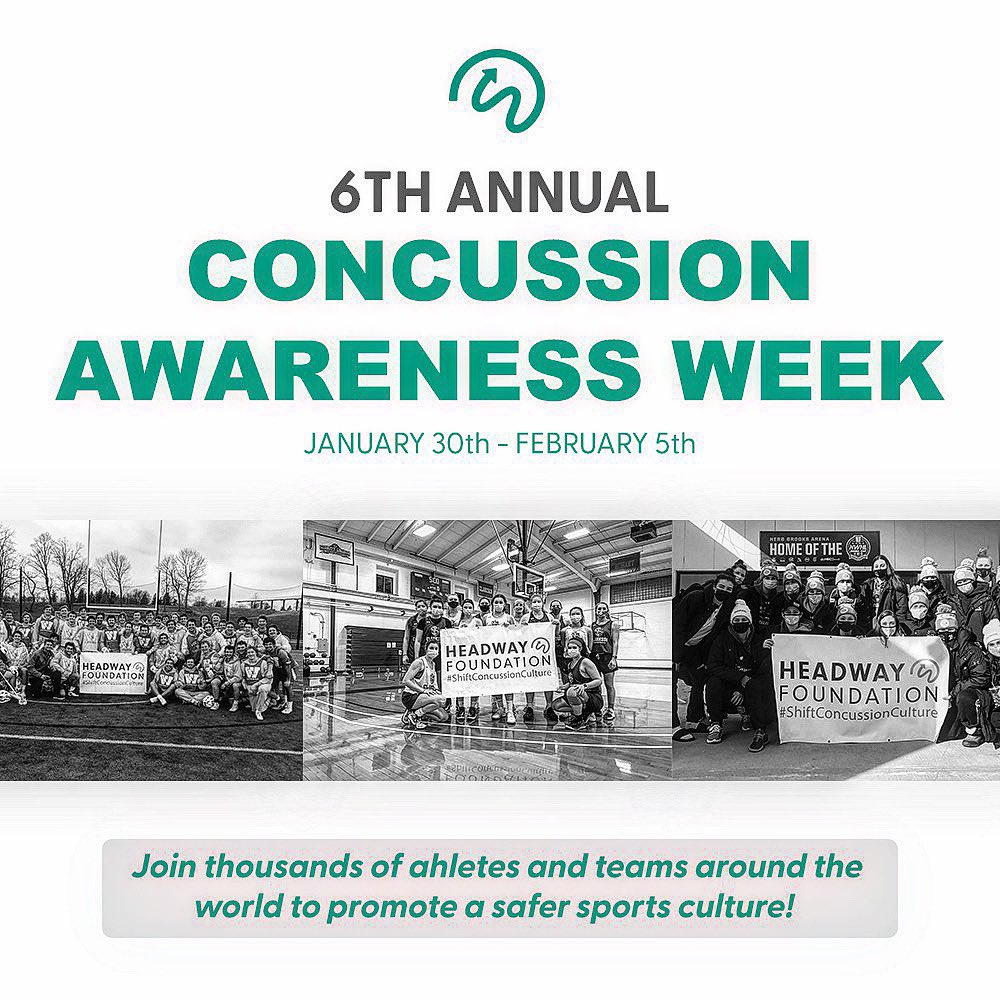 Our 6th annual &amp; 2022 Concussion Awareness Week is next week!