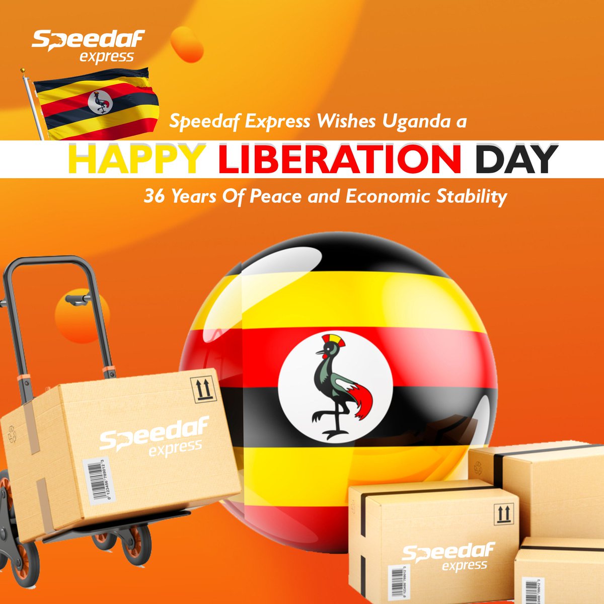 Happy 36th Liberation day Uganda.