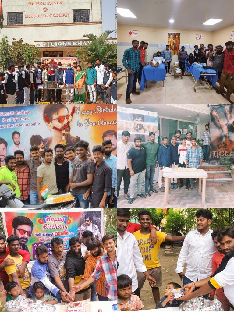 JenRtf's tweet photo. Raviteja birthday celebrations #rtf #HappyBirthdayRaviteja https://t.co/f7QRb4Fi3v