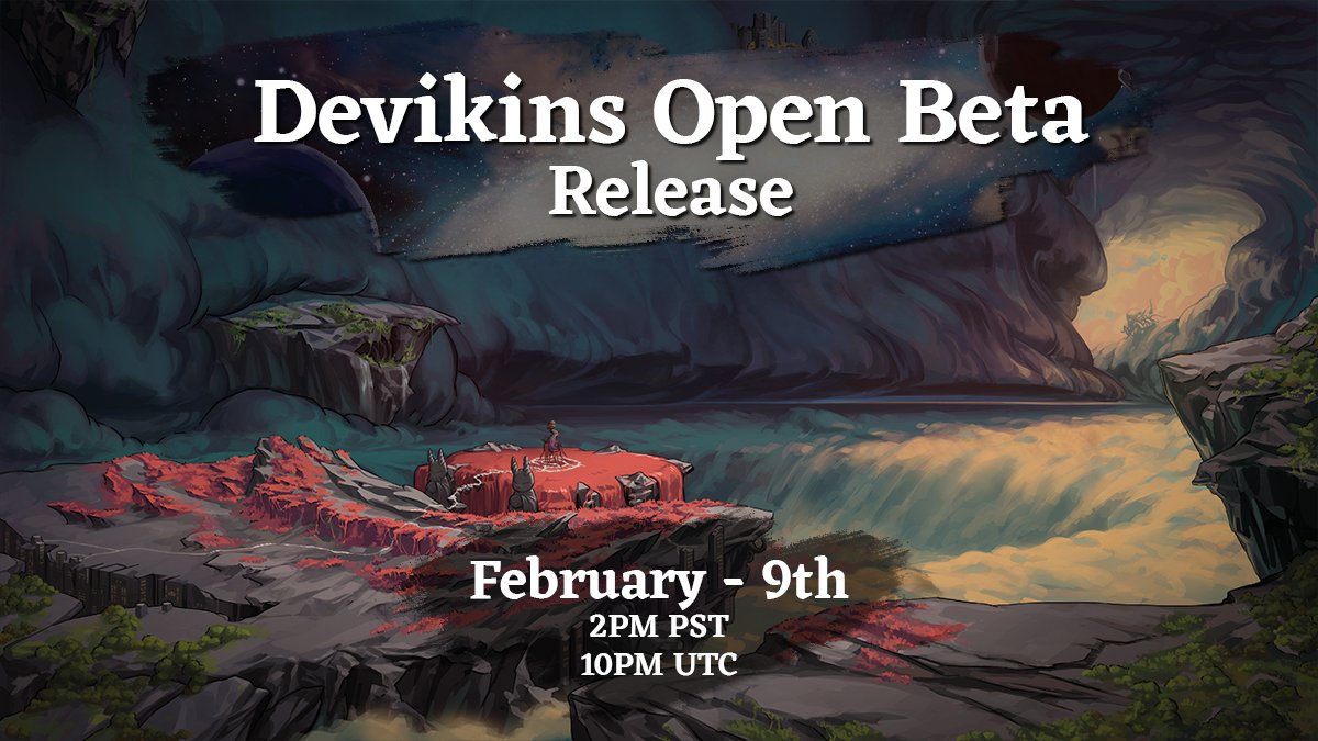 devikins_game's tweet photo. The Open Beta is on its way, and we now have a release date for you!

Mark your calendars for February 9th, because a full beta release is on its way! 🗓️

#devikins #devikinsbeta #gamefi #NFTCommunity #cryptocurrency https://t.co/J2JD6siqWs
