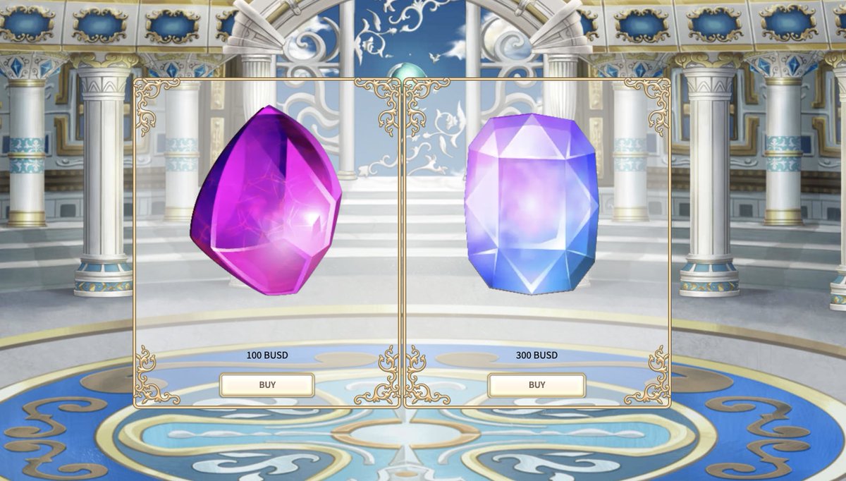 _CryptoFantasy's tweet image. Hello! Heroes✨

This is a notice of changes in the gacha⚔️
Currently, two types of gacha are installed, but they will be changed to one of 200BUSD.
UR will be difficult to obtain.

⭐️Change time
⏱1/28/2022 0900 UTC⏱
#CryptoFantasy #GameFi #NFTGame #PlayToEarn #BSC