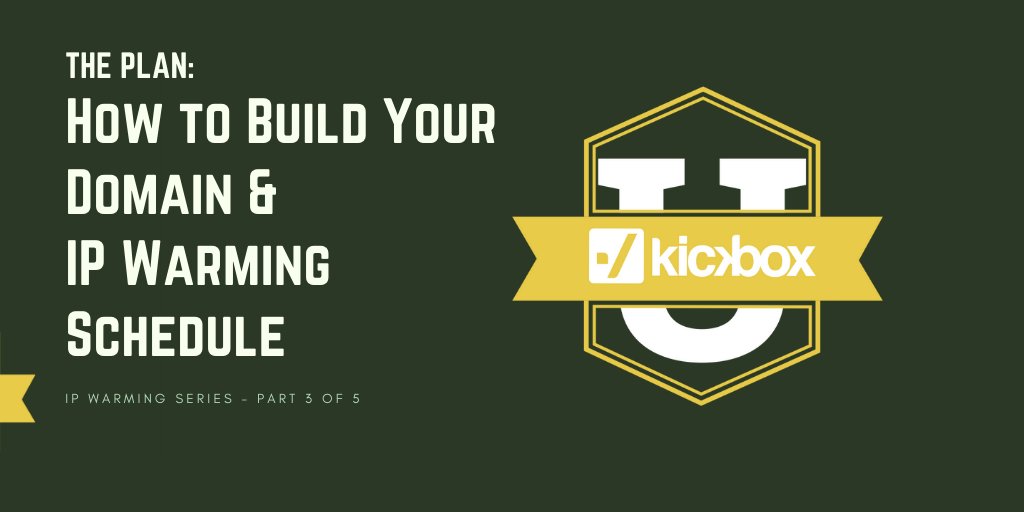kickbox's tweet image. Let's get planning! Today we discuss how to build domain &amp;amp; IP warming schedules, what questions to ask &amp;amp; things to keep in mind during the planning process + FREE #IPwarming templates by volume &amp;amp; mailbox provider ow.ly/NmHg50HEOML
