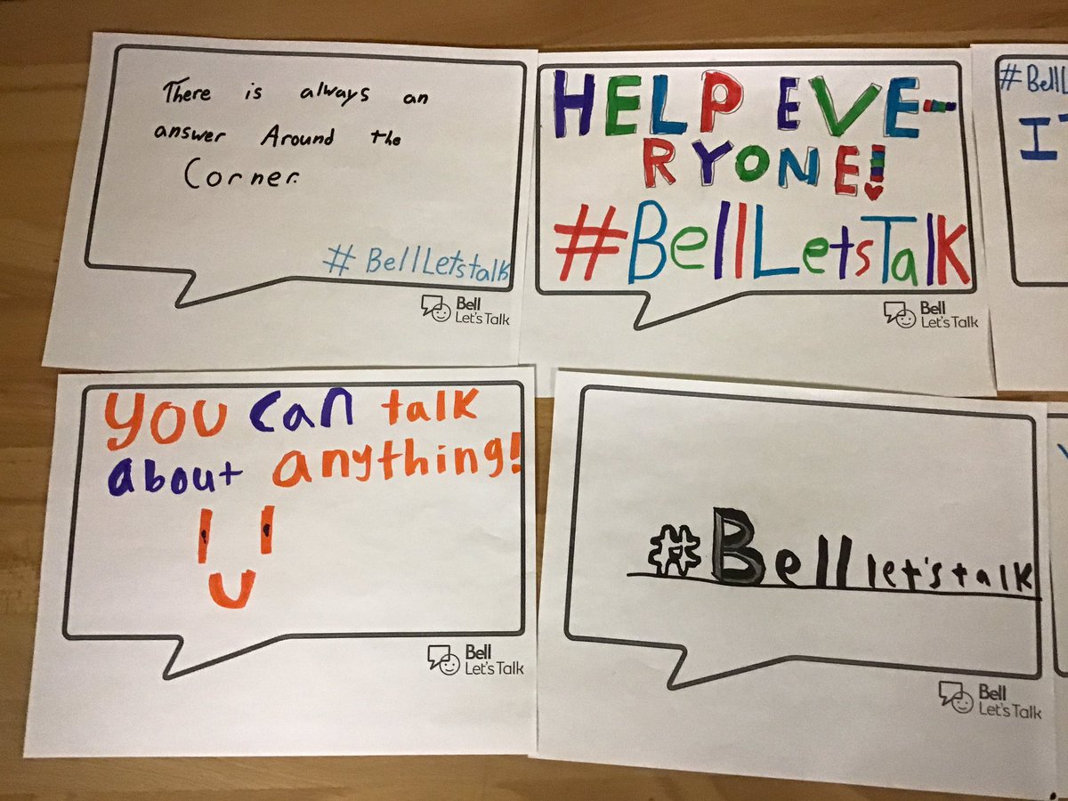 #BellLetsTalk