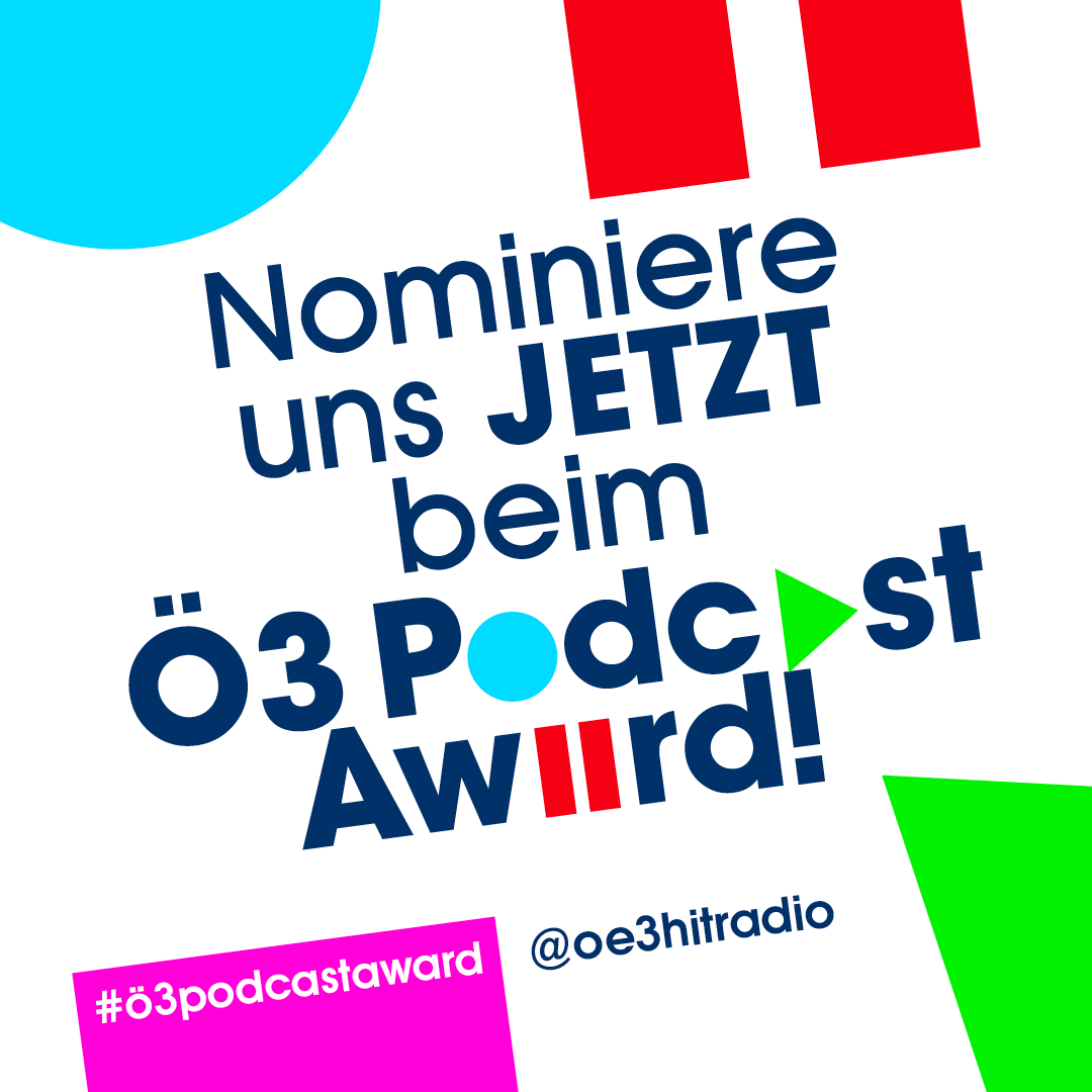 Lieber 14 Follower: es geht um die Wurst. Nämlich den #Ö3PodcastAward. Wenn jeder von euch für uns voted, haben wir Chancen. Glauben wir -- sicher ist das wohl nicht.
Hier der Link: oe3dabei.orf.at/lottery/index.… -- und in jedem Fall ein Dankeschön an Beate, Sepp, Niko, Philipp &amp; alle!