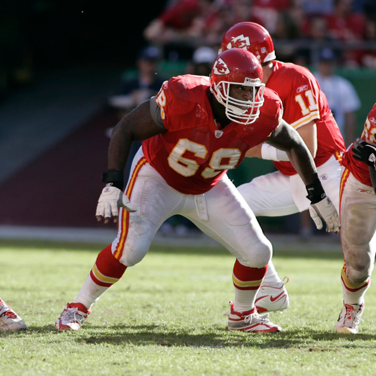 HungSundaysPod's tweet photo. This week’s podium (at least the main podium) we took a little walk down memory lane with the Chiefs 2003 squad, see photos below for our medalists. Honorable mentions Tony G, Trent Green and basically the entire O-line https://t.co/4KhaQpvGvv