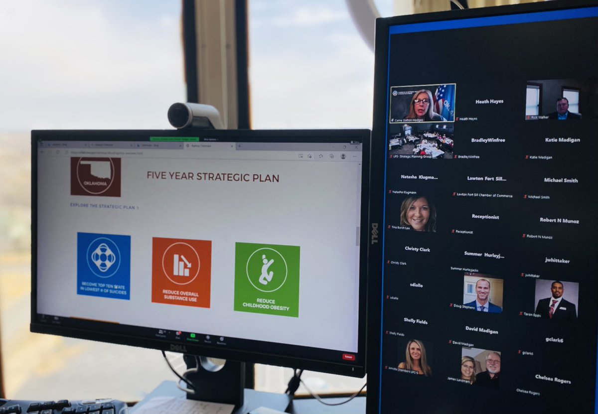 Thanks <a href="/LFSChamber/">Lawton Fort Sill Chamber</a> for letting me share the <a href="/ODMHSASINFO/">OK Dept. Mental Health & Substance Abuse Services</a> strategic plan with you all today. 

Interested in what we’re up to? Check out oklahoma.gov/odmhsas/about/… for more info!