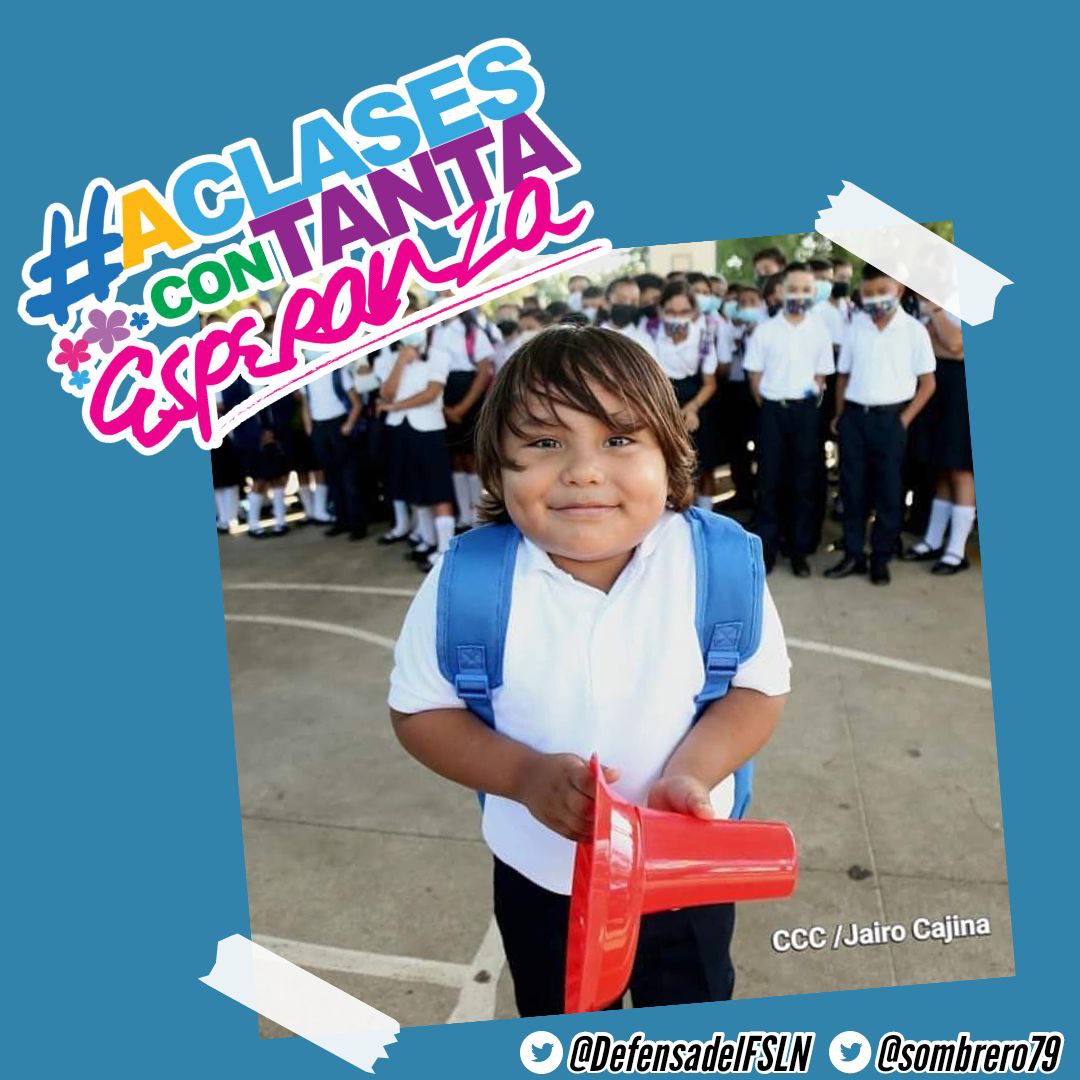 Educación Gratuita y de Calidad como base para un futuro de Prosperidad en #SanRafaelDelSur y en toda #Nicaragua #ACLASESCONTANTAESPERANZA