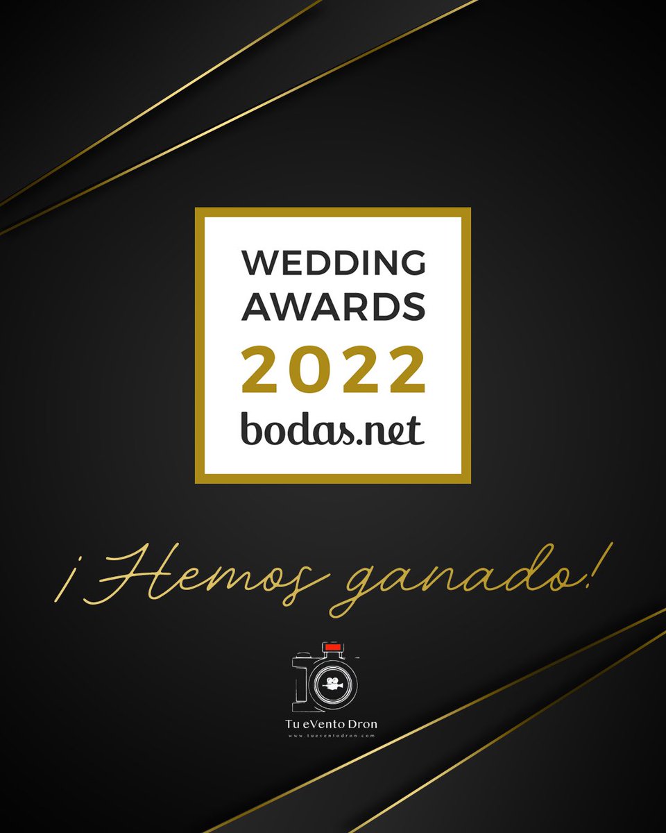 alejandrofdezgr's tweet photo. ¡Buenas tardes! ¡Sorpresa! Somos  ganadores de los Weddings AWARDS 2022 en https://t.co/4tmxX6FCEJ y eso es gracias a los que confían en Tu Evento Dron ;

¡Recordad que tenemos abierta la agenda para el 2023! 🗓 https://t.co/Kn1ptxwv4W

#seguimosmasfuertesquenunca #weddingawards https://t.co/dlVSLehLvi
