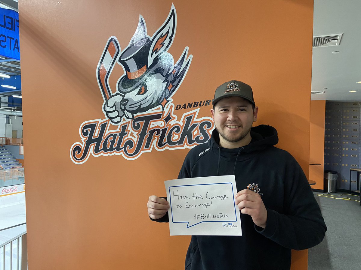 DanburyHatTrick's tweet photo. “Have the courage to encourage”

#BellLetsTalk https://t.co/fRgVzfkpLN